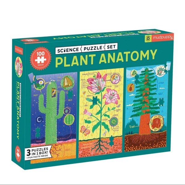 Mudpuppy Plant Anatomy Science Puzzle Set (7511790780642)