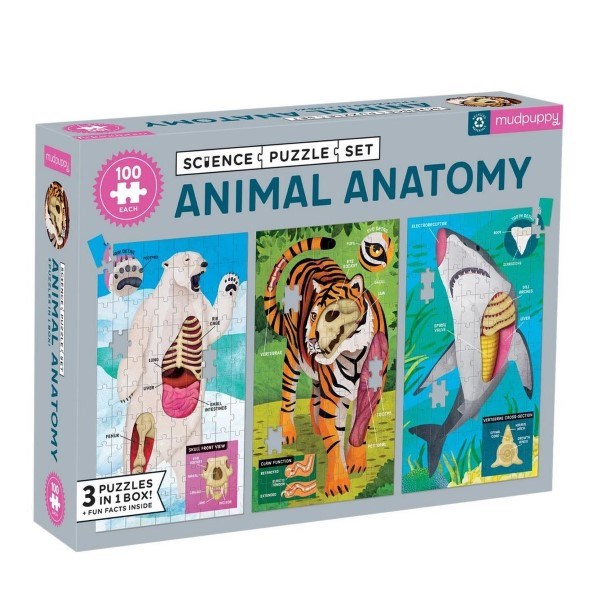 Mudpuppy Animal Anatomy Science Puzzle Set (7511790846178)