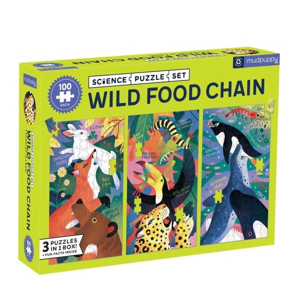 Mudpuppy Wild Food Chain Science Puzzle Set (7511790878946)