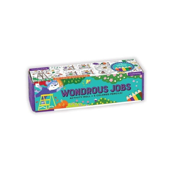 Mudpuppy Wondrous Jobs Activity Roll (7762947080418)