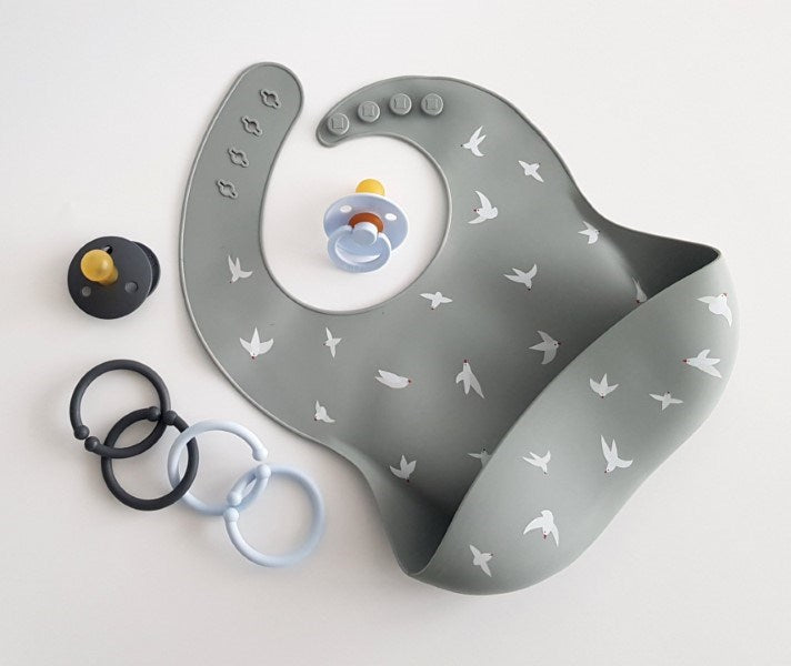 Mushie Bib- Seagulls (7463392215266)