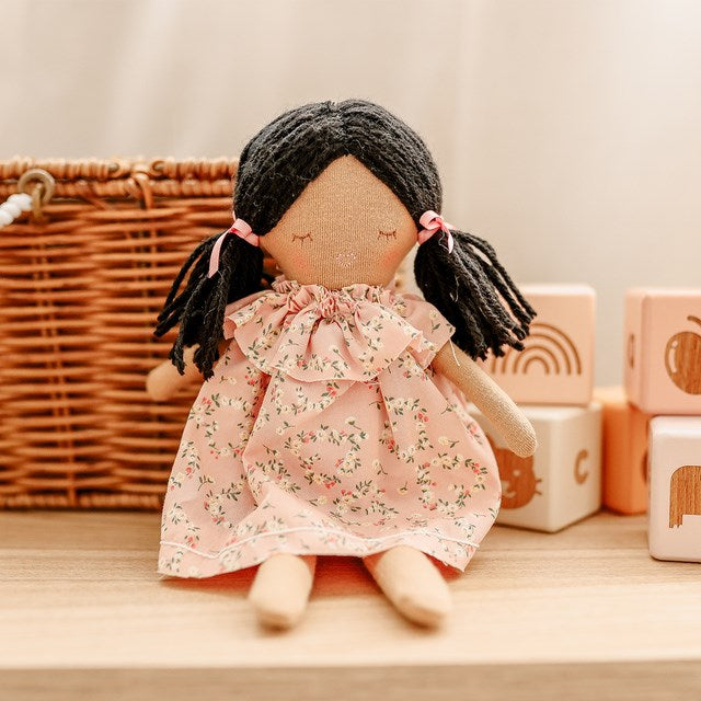 Alimrose Mini Matilda Asleep Awake 24cm Posy Heart (7608325767394)