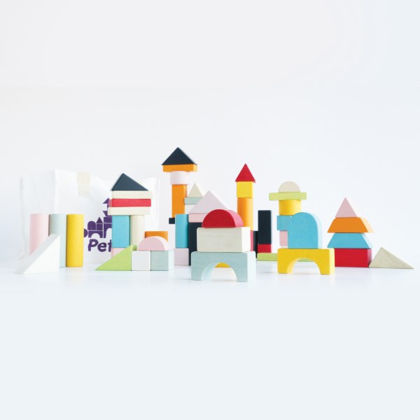 Le Toy Van Building Blocks & Bag 60pc (8239103017186)