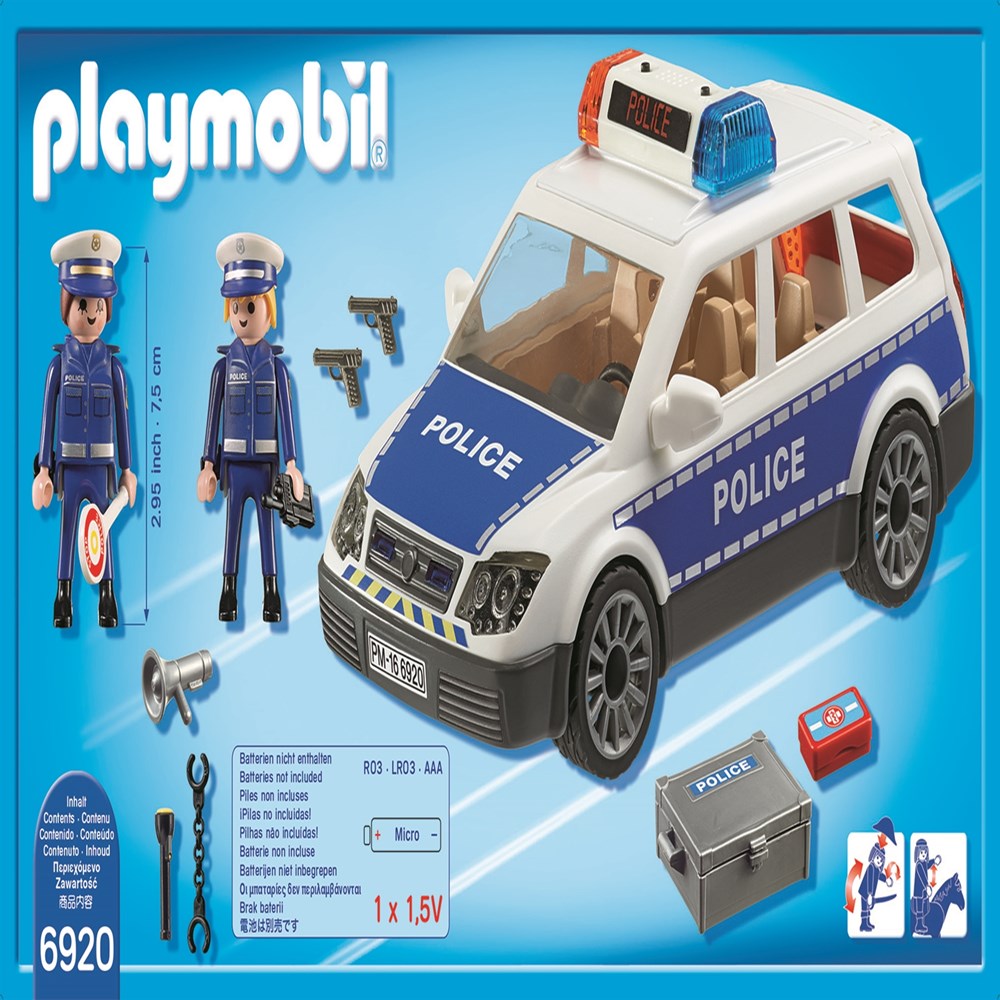 Playmobil Police Car w/Lights and Sounds 906920 (8262271467746)