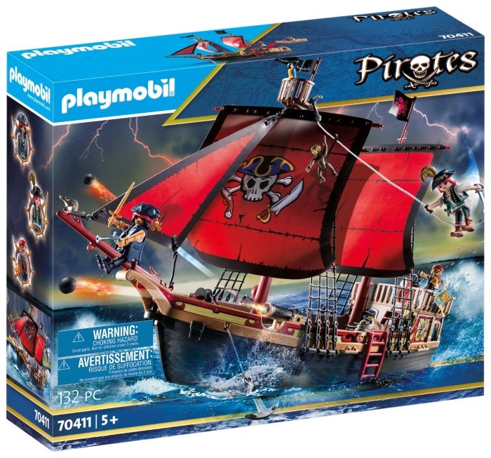 Playmobil 970411 Skull Pirate Ship (8262276972770)