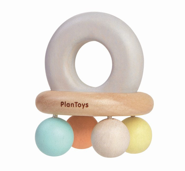 Plan Toys Bell Rattle Pastel (6822743474358)