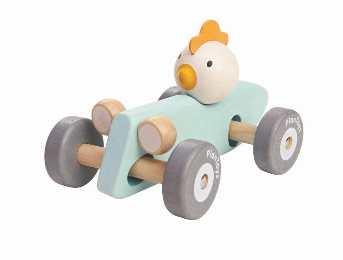 Plan Toys Chicken Racing Car (7749173215458)