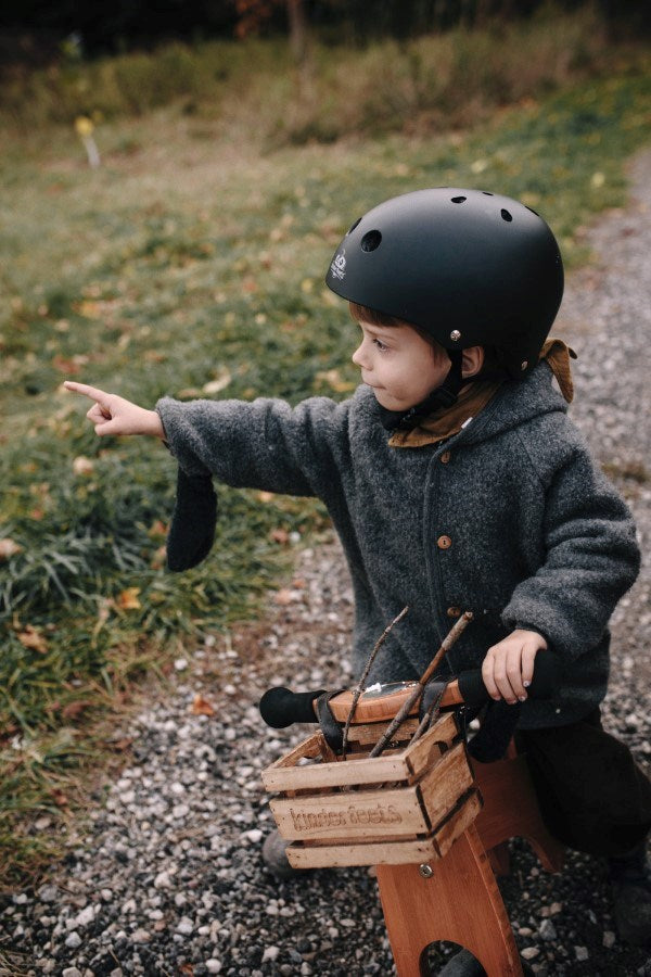 Kinderfeets Helmet- Black Matte (7613832167650)