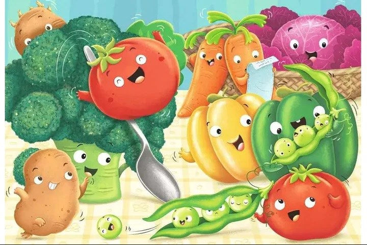 Ravensburger Fruit & Veggie Fun Puzzle 2x24pc (8076829360354)
