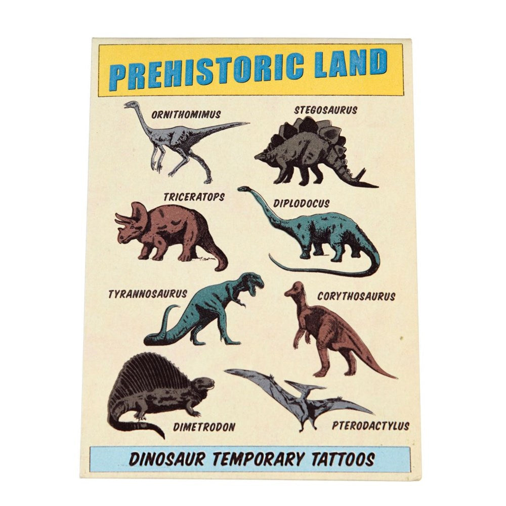Rex London Prehistoric Land Temporary Tattoos (2 sheets) (8250137313506)
