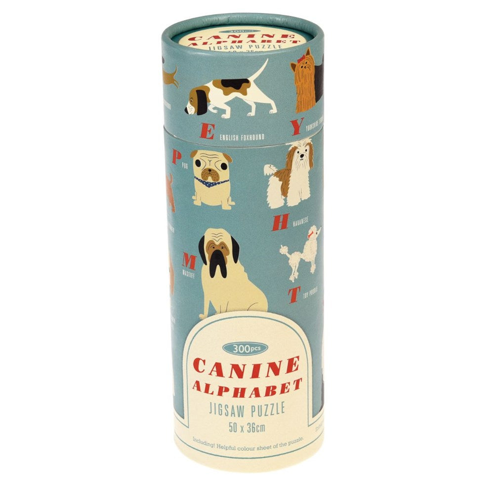 Rex London Canine Alphabet 300 Piece Puzzle In A Tube (7678655430882)