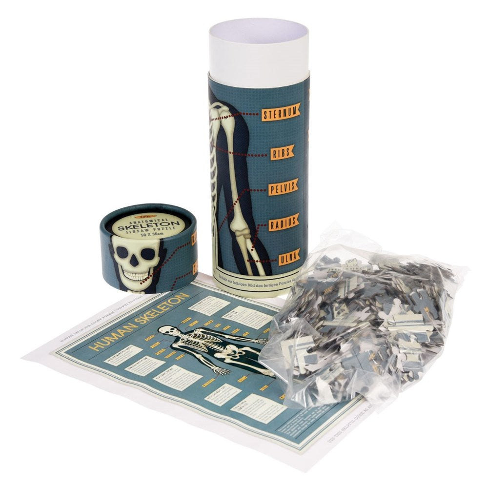 Rex London Anatomical Skeleton 300 Piece Puzzle In A Tube (7687390232802)