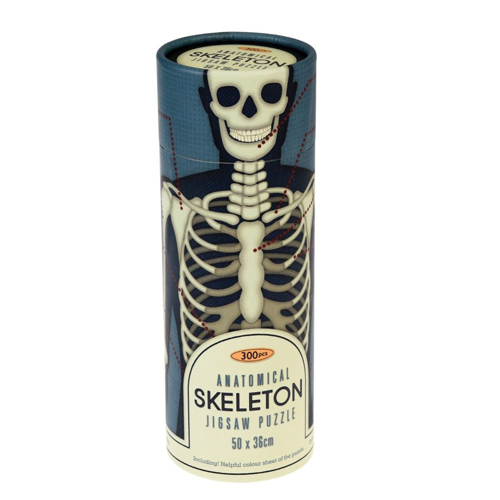 Rex London Anatomical Skeleton 300 Piece Puzzle In A Tube (7687390232802)