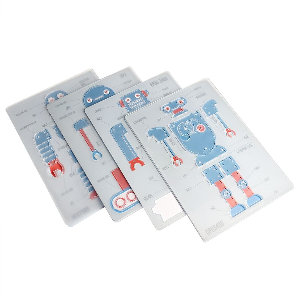 Rex London Robot Stencils - Set of Four (7794309562594)