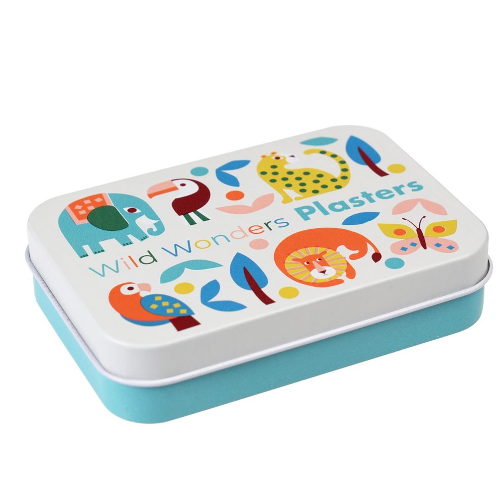 Rex London Wild Wonders Plasters in a Tin (Pack of 30) (7933266100450)