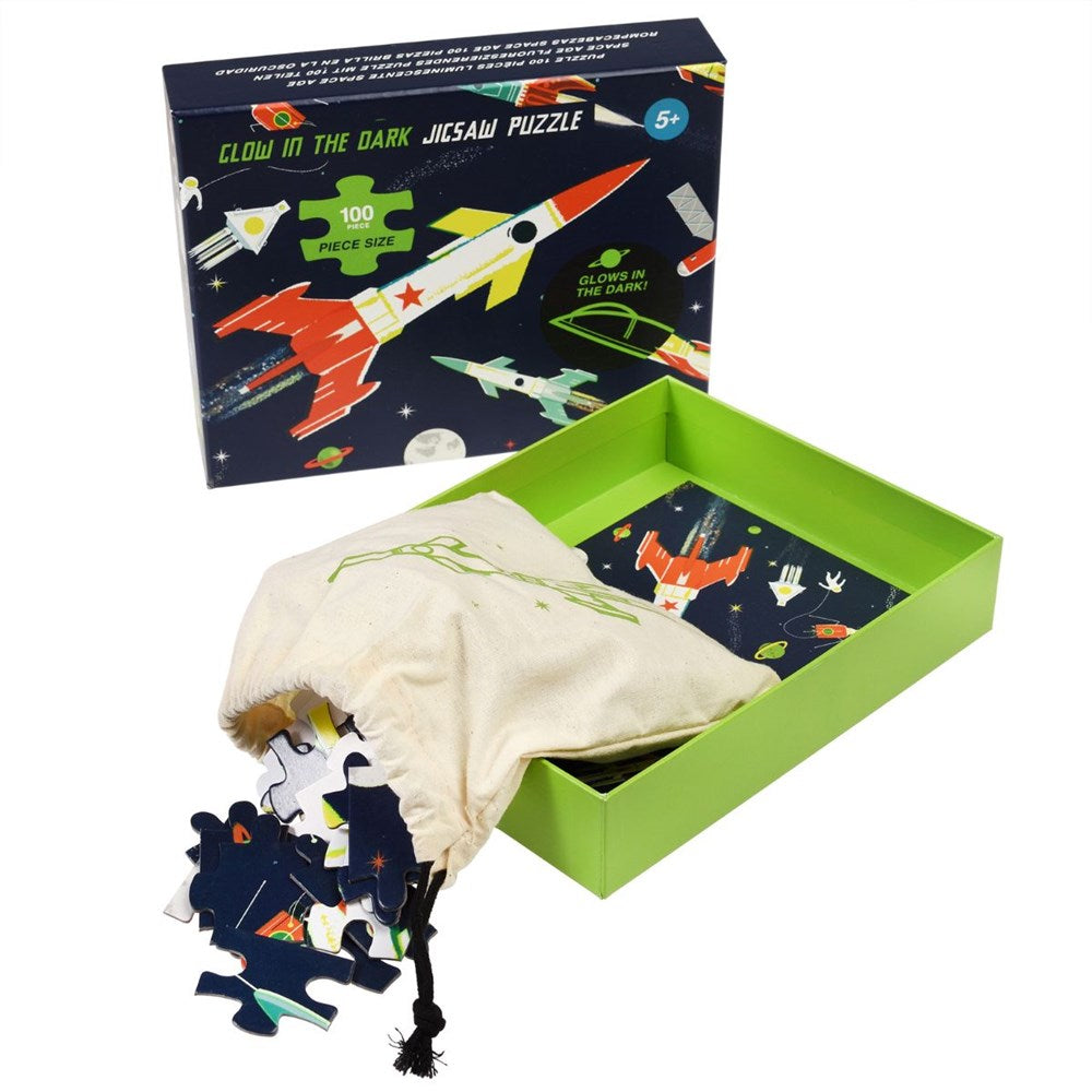 Rex London Glow in the Dark Space Puzzle 100 pieces (7678652874978)