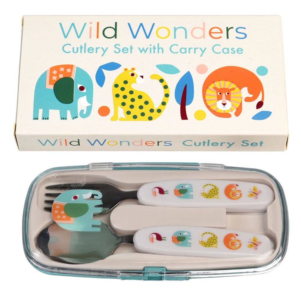 Rex London Wild Wonders Children cutlery set (8250137673954)