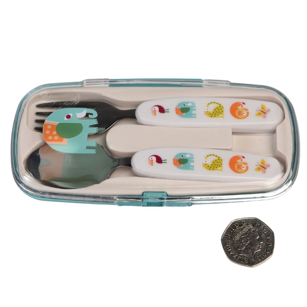 Rex London Wild Wonders Children cutlery set (8250137673954)