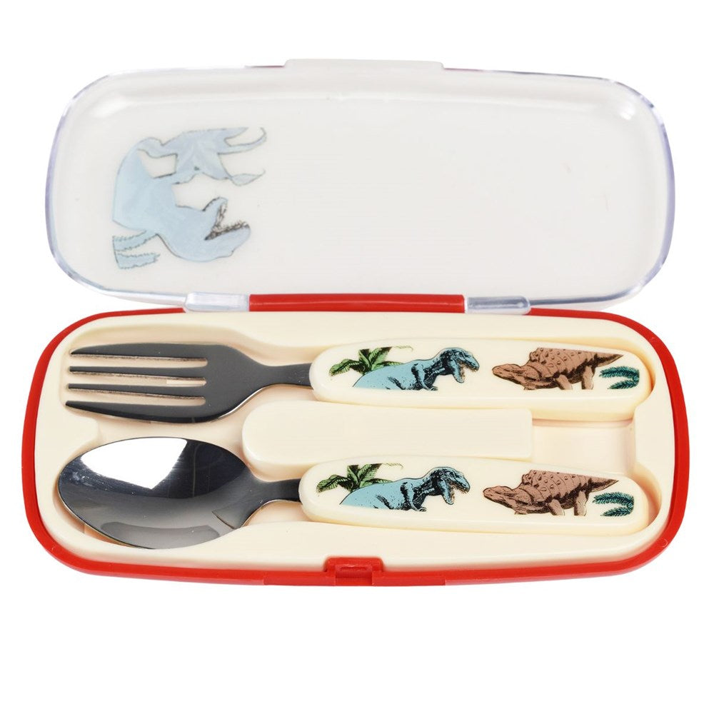 Rex London Prehistoric Land Children cutlery set (7933288382690)