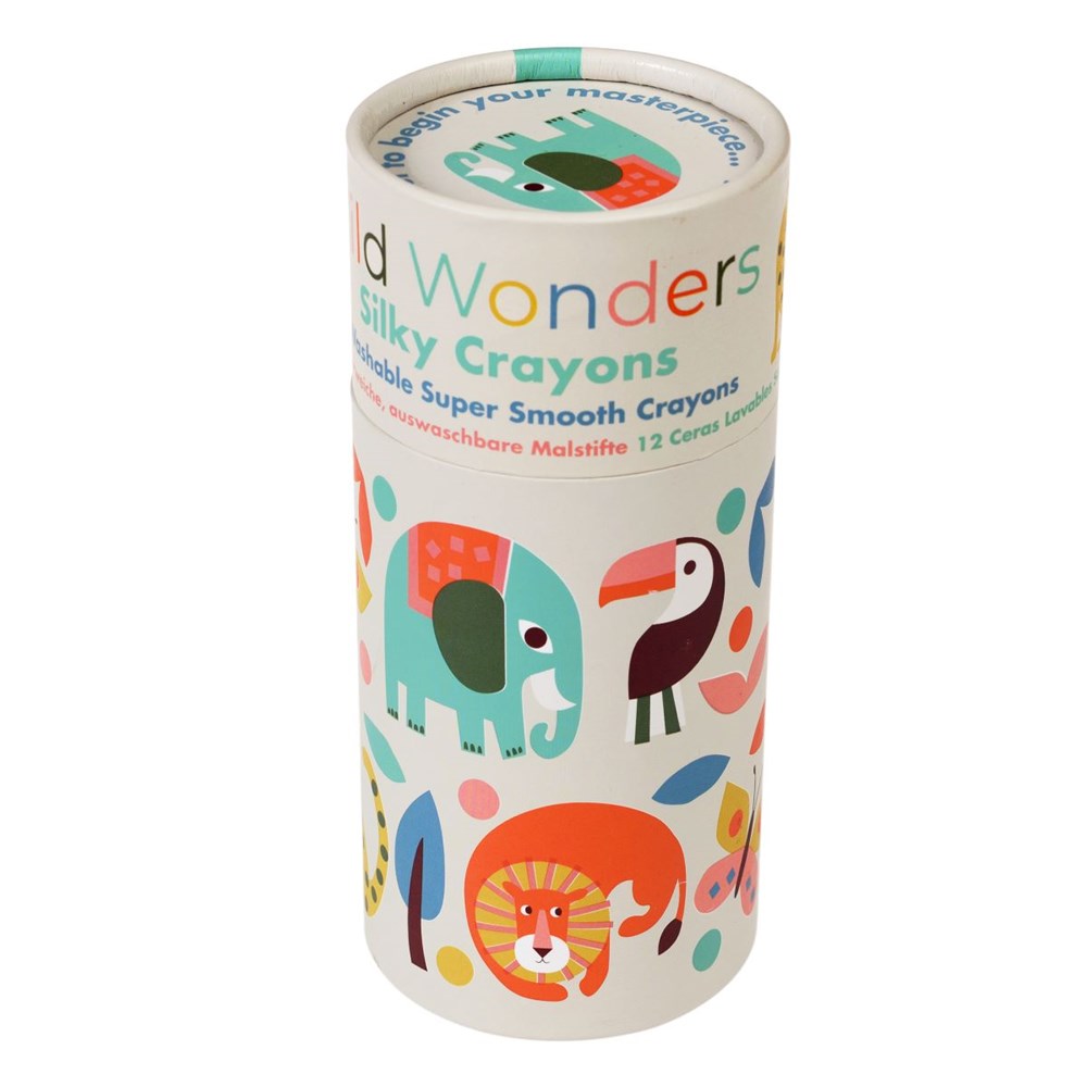 Rex London Wild Wonders Silky Crayons (set of 12) (8102005997794)