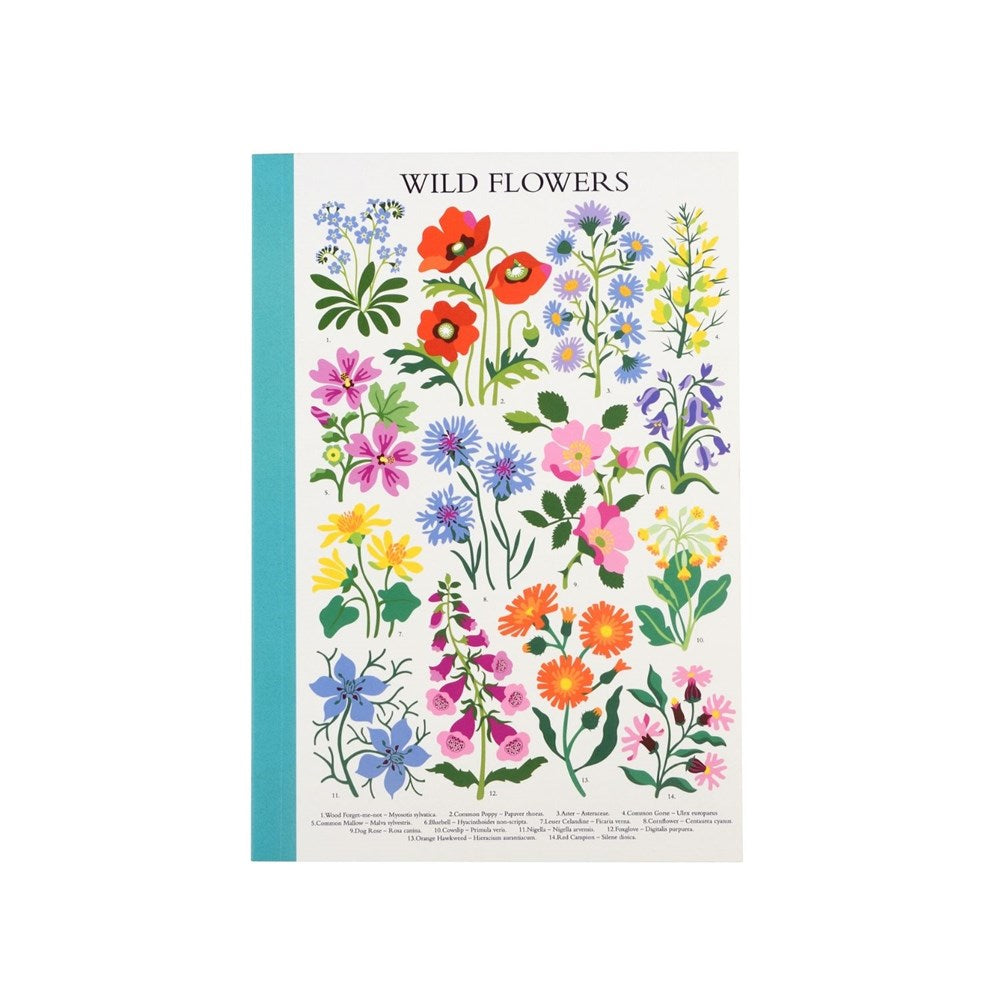 Rex London A5 Notebook - Wild Flowers (8862063460578)