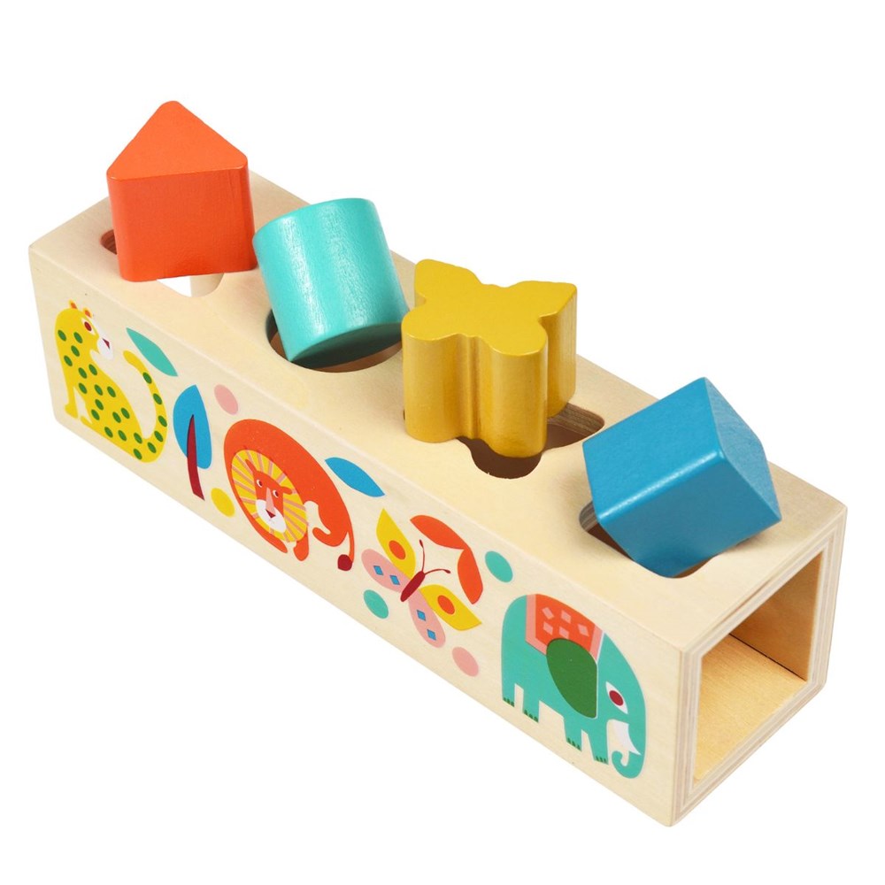 Rex London Wild Wonders Wooden Shape Sorter (7933297098978)