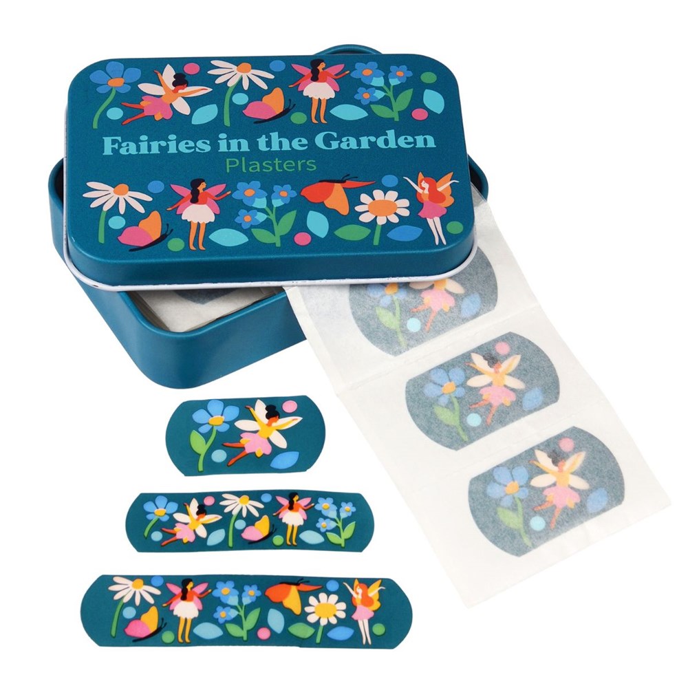 Rex London Fairies in the garden Plasters in a Tin (Pack of 30) (8250136953058)