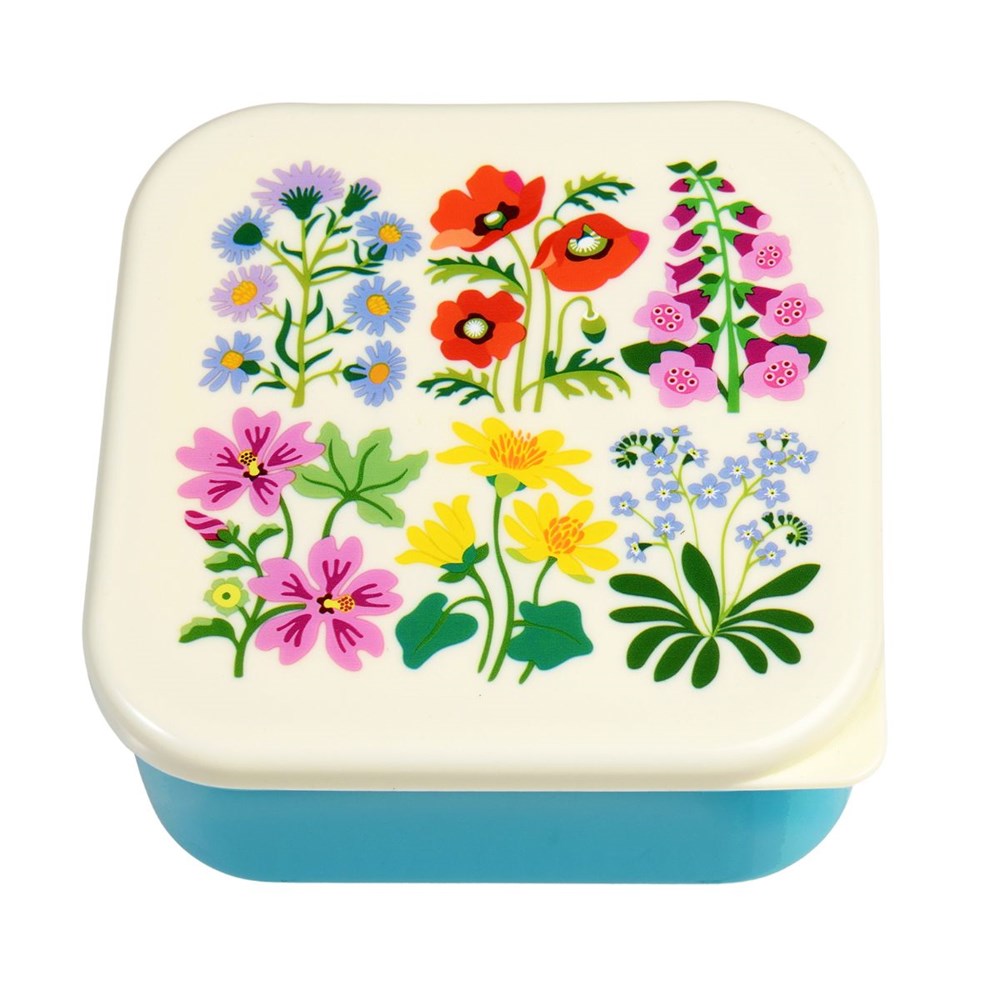 Rex London Wild Flowers Snack boxes (7933294805218)