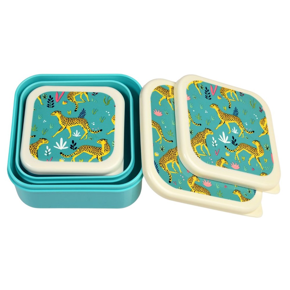 Rex London Cheetah Snack boxes (7933283205346)