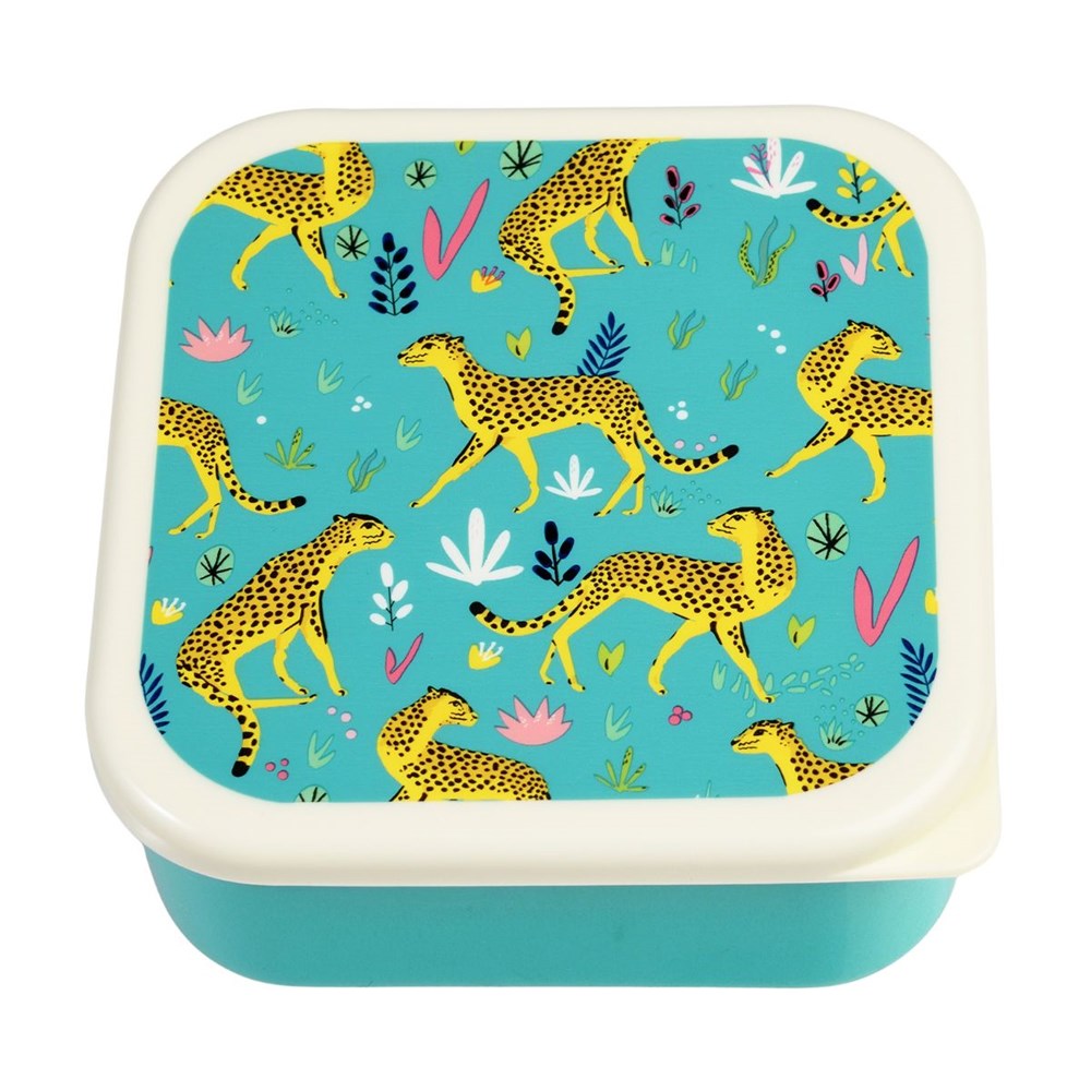 Rex London Cheetah Snack boxes (7933283205346)