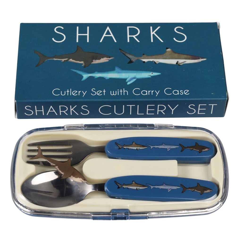 Rex London Sharks Children cutlery set (8291971399906)
