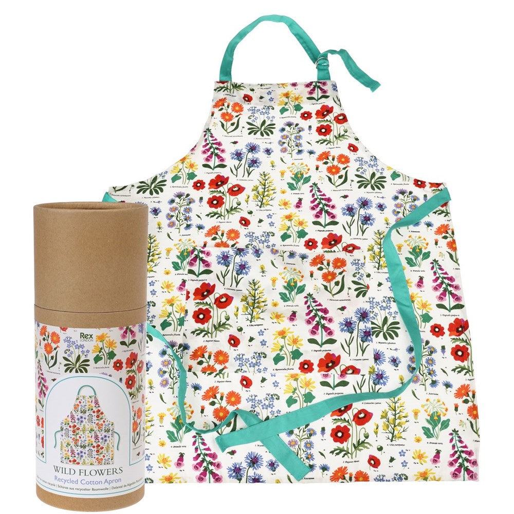 Rex London Wild Flowers 
Recycled Cotton Apron (8862063886562)