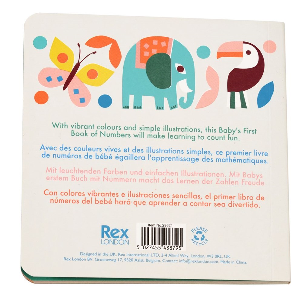 Rex London Wild Wonders First Book of numbers (7933295821026)
