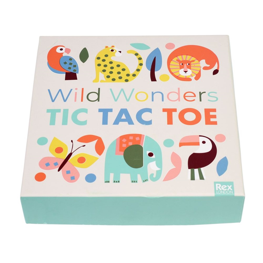 Rex London Wild Wonders wooden tic-tac-toe (8291971530978)