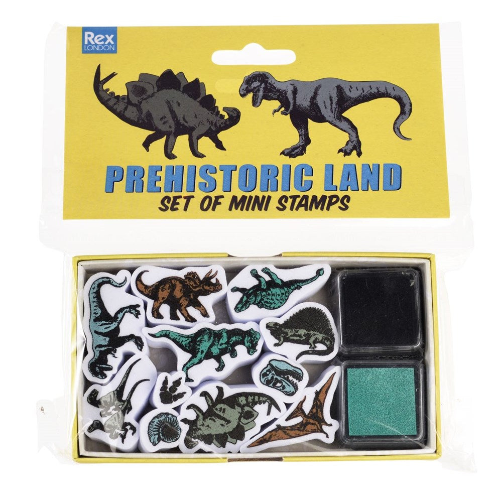 Rex London Prehistoric Land Set of Mini Stamps (8615585022178)