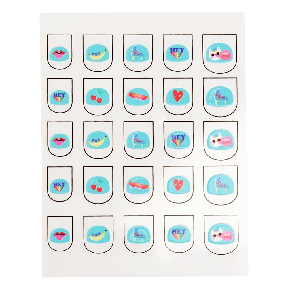 Rex London Top Banana Nail Stickers (Pack Of 25) (8250138755298)