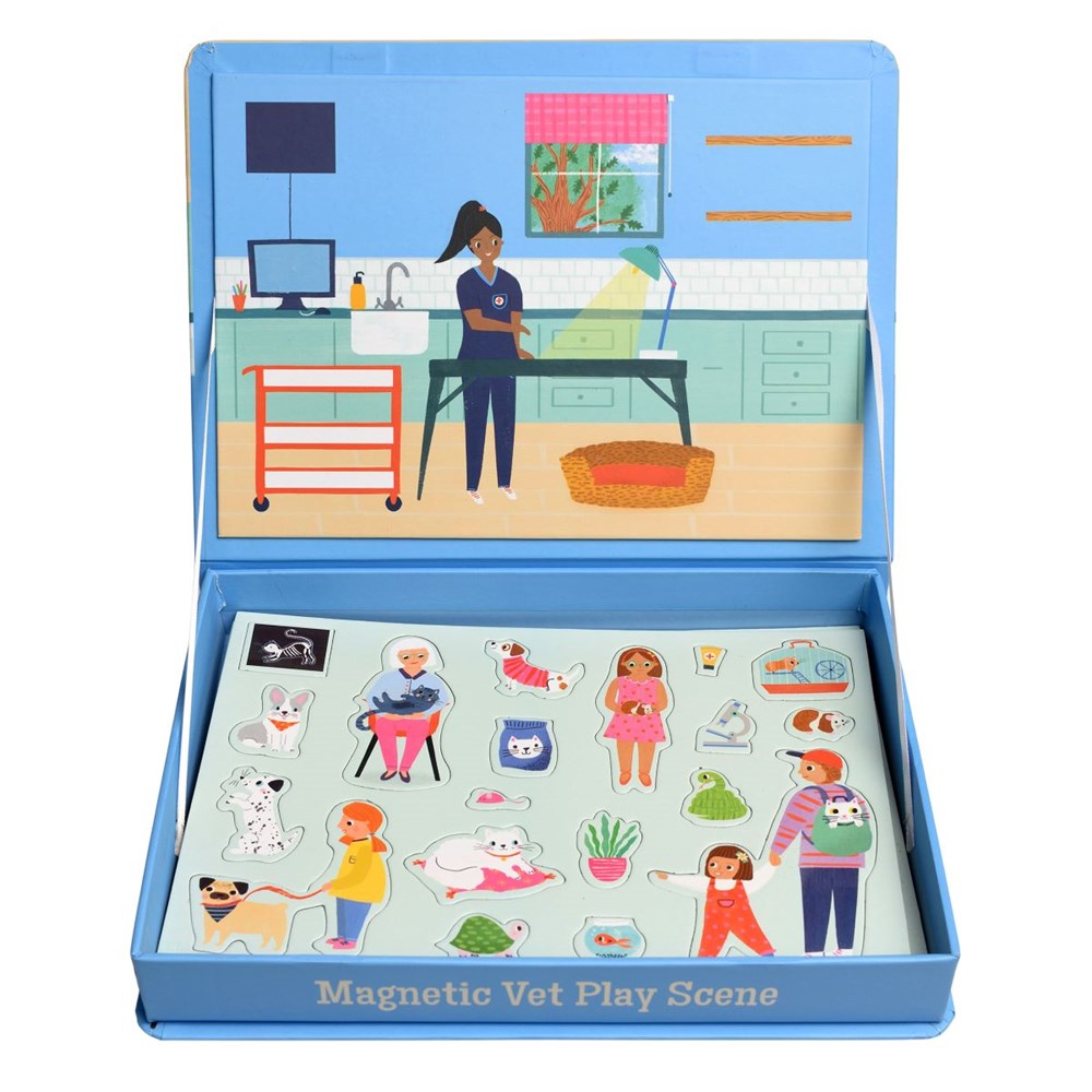 Rex London Magnetic vet play scene set (75 pieces) (8862065131746)