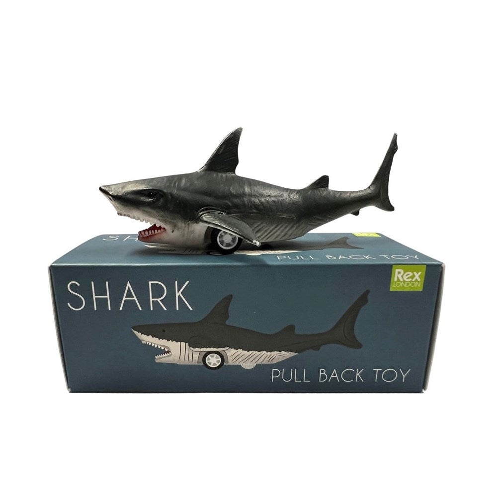 Rex London Shark pull back toy (8862065328354)