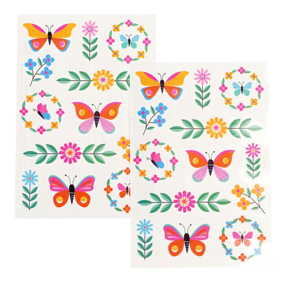 Rex London Floral Flutter
Temporary Tattoos (2 sheets) (8537442779362)