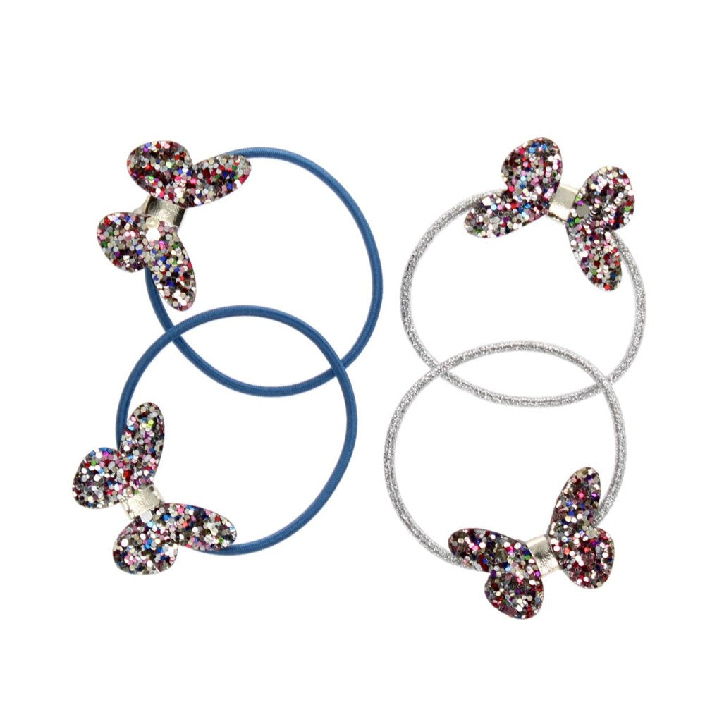 Rex London Glitter butterfly hair bands (set of 4) - Fairies in the Garden (8615584661730)