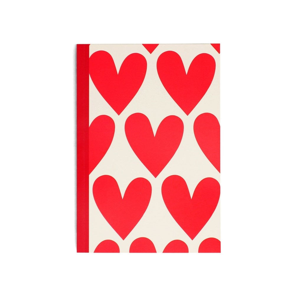 Rex London A5 Notebook - Hearts (8862067294434)