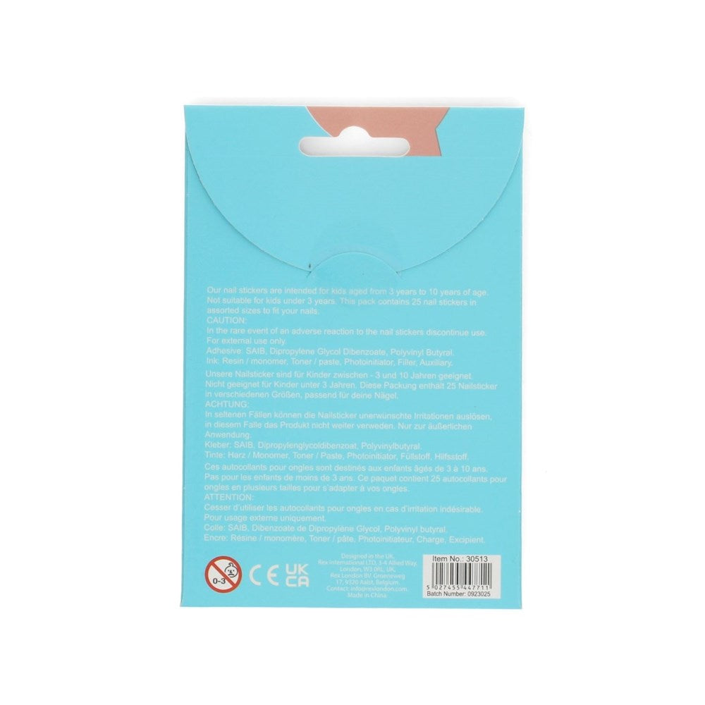 Rex London Children's Nail Stickers - Sunny Sausage Dog (8862068605154)