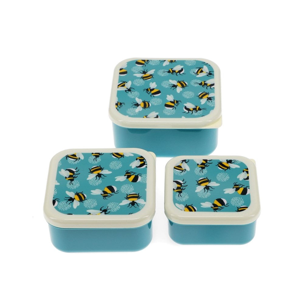 Rex London Snack Boxes (Set Of 3) - Bumblebee (8862070472930)