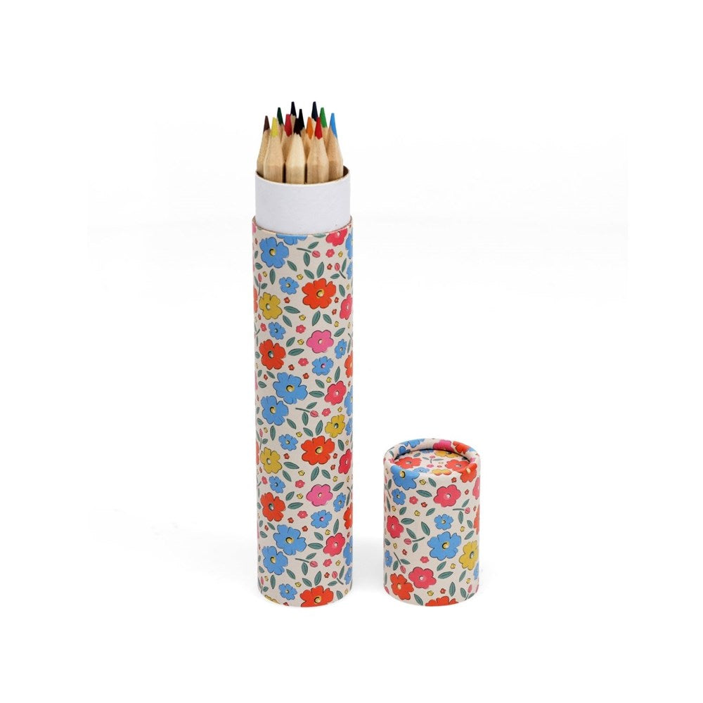 Rex London Long Tube Of Colouring Pencils - Tilde (8862071783650)