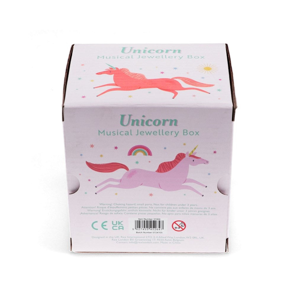 Rex London Musical Jewellery Box - Unicorn (8862072176866)