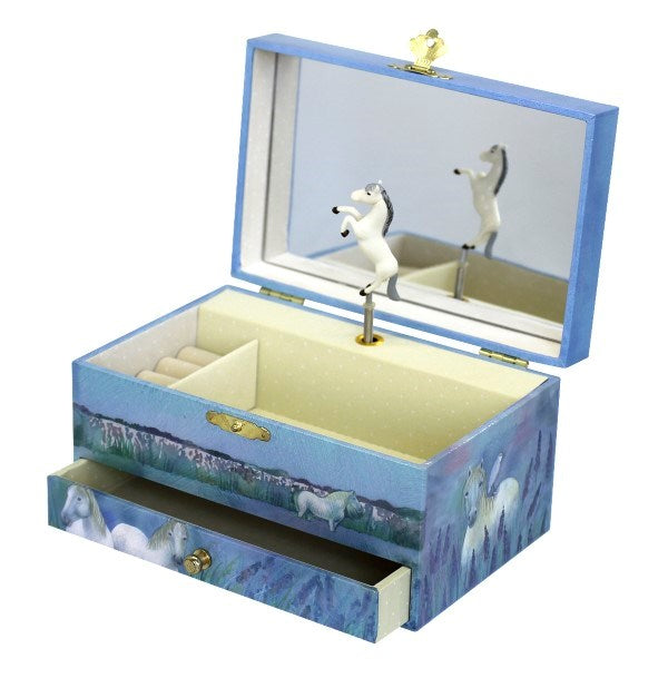 Trousselier Musical Jewellery Box Horses Camargue (6822967574710)