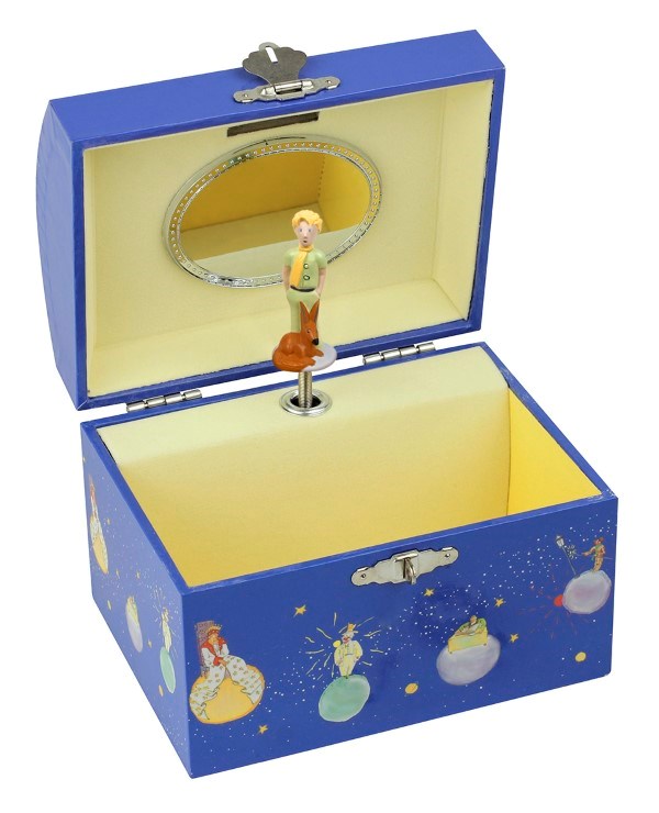 Trousselier Saving Bank with Music Little Prince Stars - Blue - Figurine Little Prince (6823173718198)