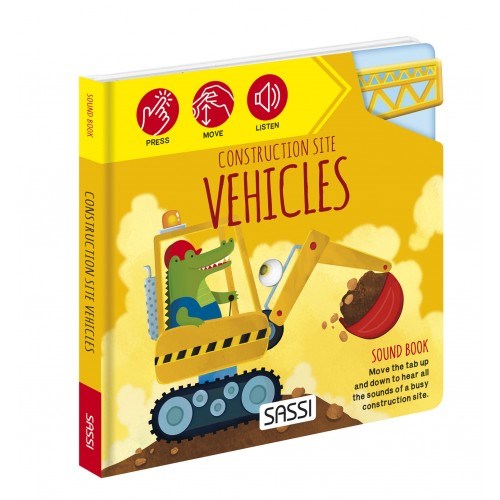 Sassi Junior  Sound Book - Construction Site Vehicles (7761185243362)
