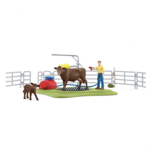 Schleich SC42529 Happy Cow wash (7456231162082)