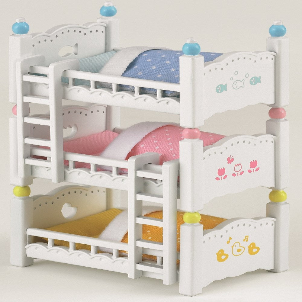 Sylvanian Families 4448 Triple Bunk Beds (8262272319714)